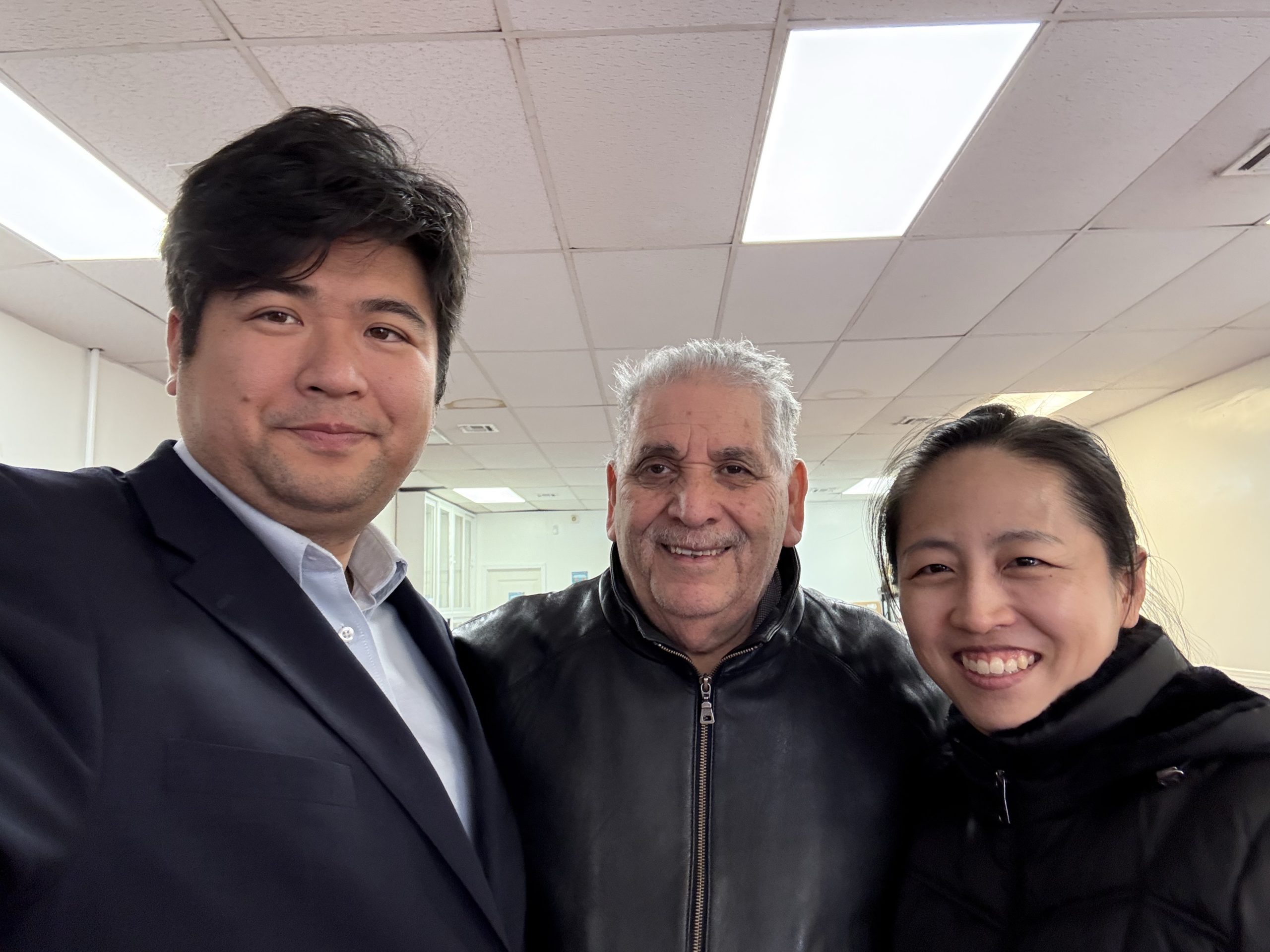Pastor Eli Park and Samonim Remi with a friend in NYC
